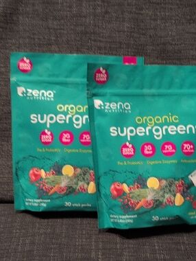 Zena Berry Organic Supergreens - 60 Sticks